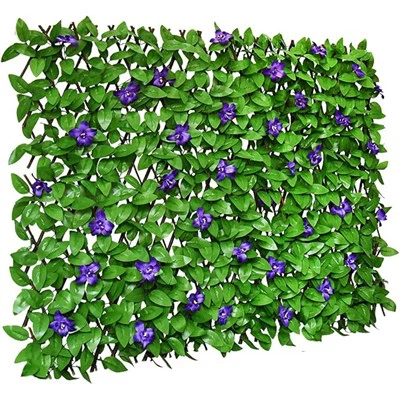 Treliça de flores falsas